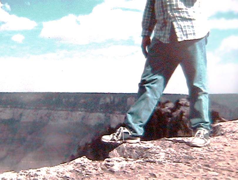 Grand Canyon Rim - Shoe Over The Edge